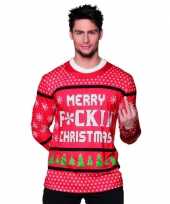 Shirt kerst merry f ing christmasfoute